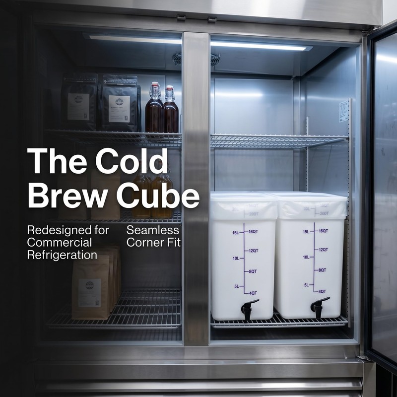 Cold Brew Cube, 5 Gallon Cold Brew Maker, Dual Filtration,