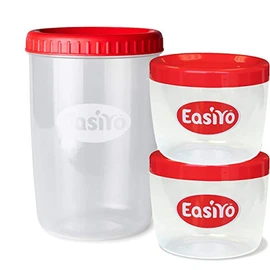 EasiYo - 2 Lunchtakers and 1 Additional 1Kg Yoghurt Maker Jar