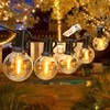 String Lights for Outside 150FT,Dimmable Waterproof Outdoor String Lights with
