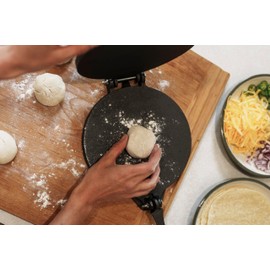 Stansport Pre-Seasoned Cast Iron Tortilla Press - 8 Inch