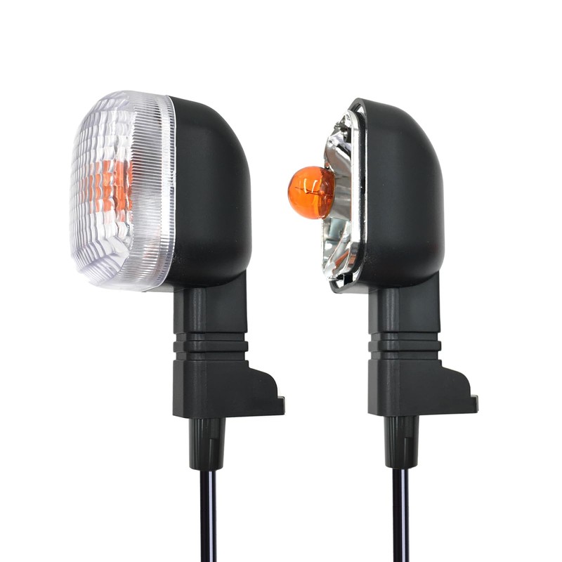 SPNUVR 2Pcs Rear Motorcycle turn signals Winker Indicators light for