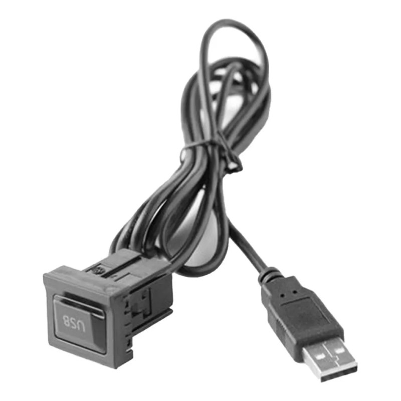 Usb Para Coche Con Cubierta Antipolvo, Panel De Extensión Us