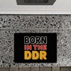 speecheese Born in The DDR Retro Fußmatte in 35x50 cm