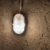 ADAKAT Bulkhead E27 IP54 Cellar Lamp Glass Cover Metal Mesh