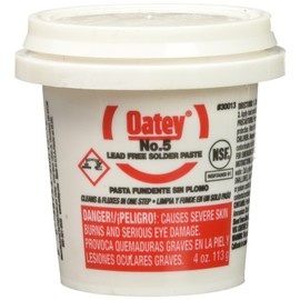 Oatey 30013 Paste Flux, 4-Ounce, Yellow