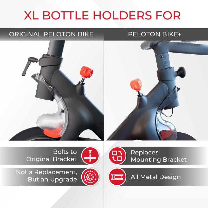 XL Bottle Holders (Pair) - Size: Original Peloton Bike