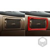 Carbon Fiber Woven Texture Center Console Both Side Air Vent