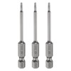 HARFINGTON 3pcs TT7 Security Torx Head Screwdriver Bit 2.56" (65mm)