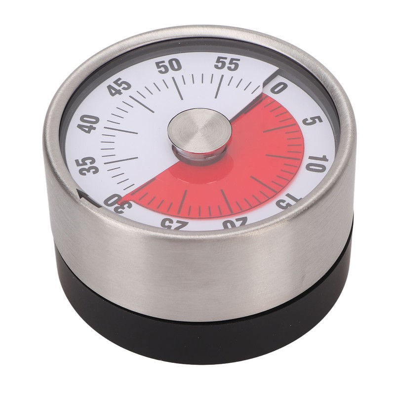 Visual Timer Multifunctional Retro Round Mechanical Visual Timer for Kitchen