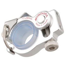 MINOURA SM-2229-2 Multi-Purpose Holder, Lightweight, Space Mount, Special Edition, 2-Hole Type, Clamp Compatible Diameter: 0.9 - 1.1 inches (22 - 29 mm), Silver