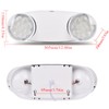 M.Y.Z. Wanderer LED Emergency Light Fixture, Two Head Adjustable Commercial