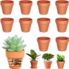 Cerkkapo Pack of 10 10 x 8 cm Terracotta Pots,