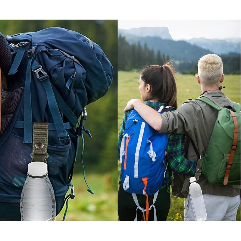 Marcea Plastic Bottle Holder with Key Ring, Silica Gel Material,