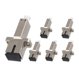 fyboptwu - 6 pcs LC to SC Adapter (Female to Female) UPC Singlemode Fiber Optical Adapter Connectors UPC Singlemode Fiber Optical Adapter SC Female to LC Female Coupler Single Mode