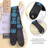 Nefelibata Guitar Strap,Double Full-Grain Leather Ends,Baroque Curly Grass Strap/FREE BONUS-4