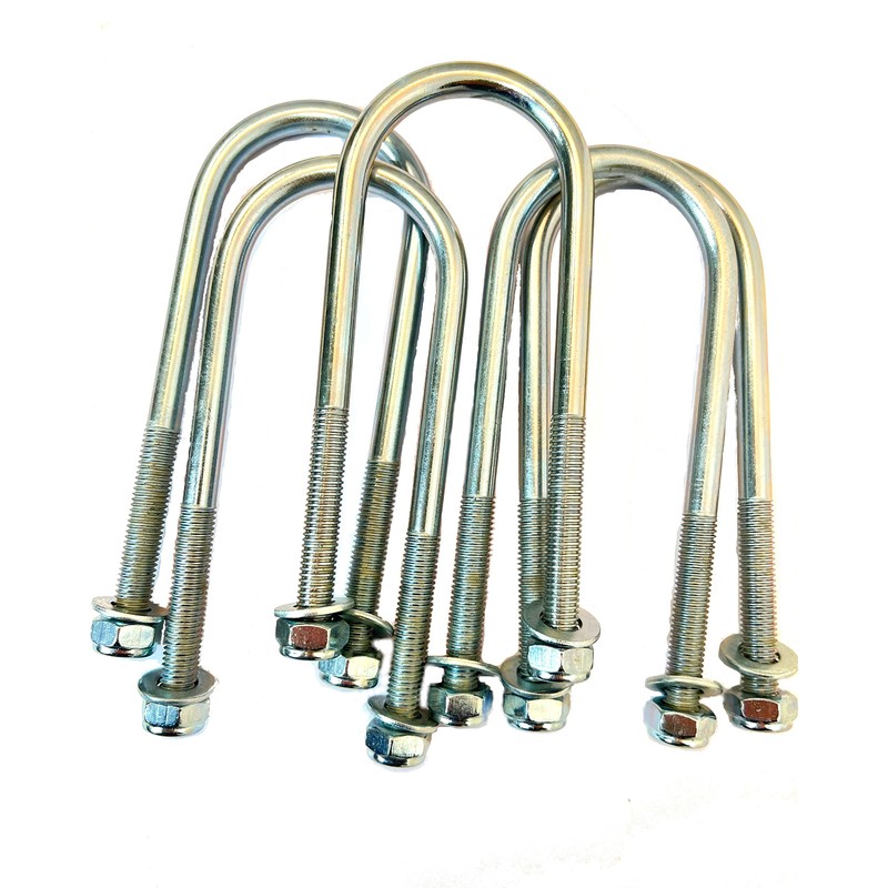 U Bolt Round M8 Thread 55mm Inner Width x 200mm