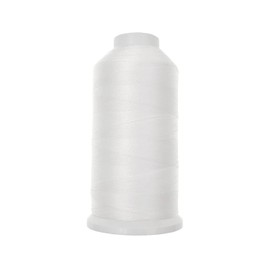 JZK 1500 Yard T70 69# White Strong Durable Nylon Sewing Thread for Upholstery Leather Jeans Canvas Carpet Beaded Curtain for Industrial Machine Overlock Hand Sewing