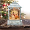 Snowman with Deer Lantern Snow Globe by The San Francisco