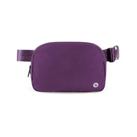 BALEAF Sports Bum Bag Belt Bag Women Men Running Waist Bags Neck Pouch Crossbody Bag Unisex Shoulder Bag with Adjustable Strap, purple