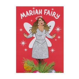 UK Greetings Christmas Card for Him/Her/Friend - Mariah Fairy Design