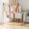 DASIAUTOEM Foldable Clothes Rack, Portable, Extendable Clothes Rack, Small Adjustable