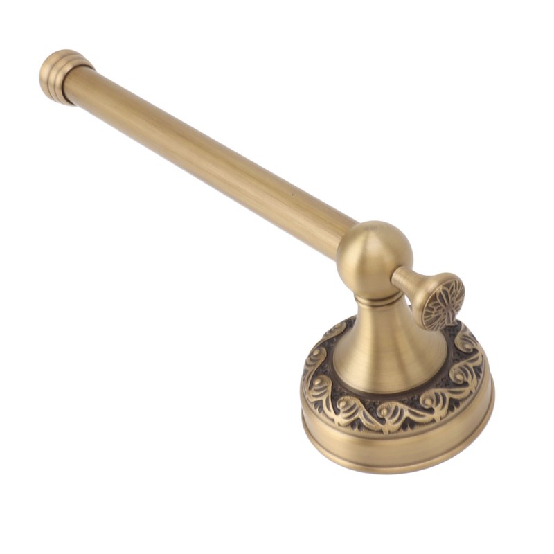 Brass Toilet Paper Holder Antique Vintage Wall Mount Tissue Roll