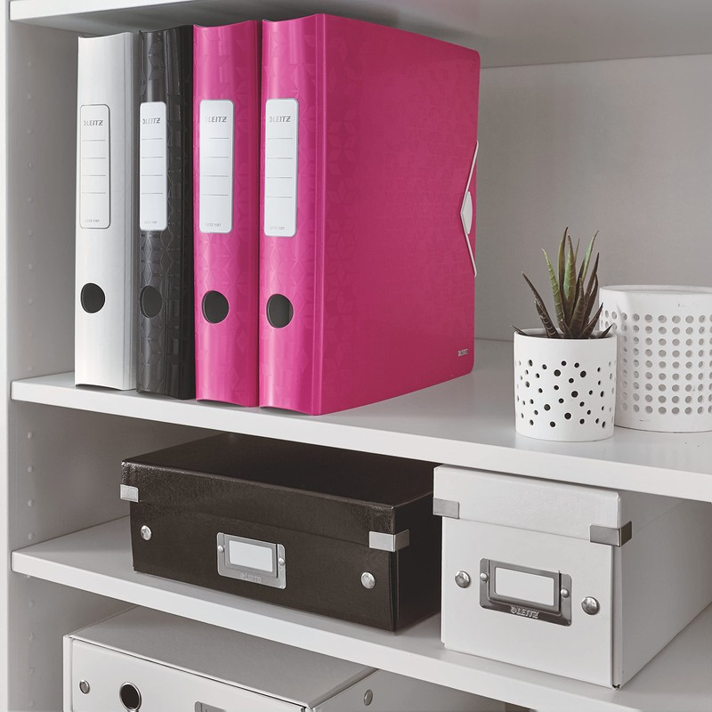 Leitz 4 Ring Binder, Holds up to 190 Sheets, Wow