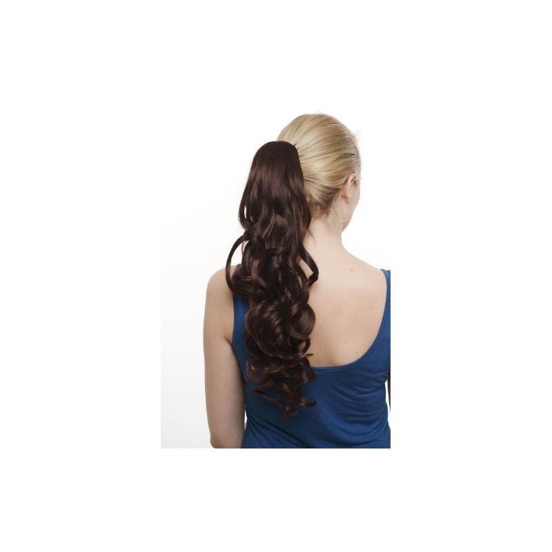 Hairpiece PONYTAIL extension VERY long BEAUTIFUL wavy slightly curly curls