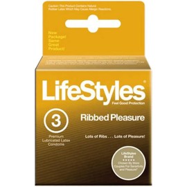 Lifestyles Ultra Sensitive Rib Bed 3pack