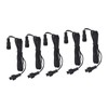 5pcs 4.9ft Deck Light Extension Cable IP67 Waterproof Extension Cord