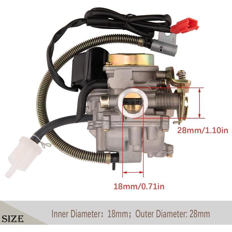 mycheng 50cc Carburetor 4 Stroke GY6 High Performance 139QMB Carburetor