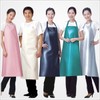 Line Uniform 라인유니폼 양면 비닐 앞치마(미디)/방수앞치마/미용실가운/식당앞치마 [KU 229 화이트(White)-일반] Line
