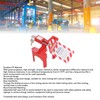 3PCS Set Ball Valve Lockout DN50‑DN100 PP Adjustable Ball Valve