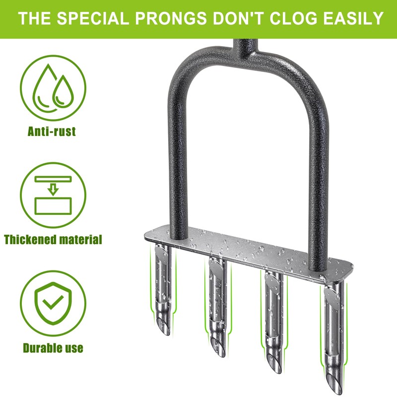 Dolibest Manual Aerator Lawn Tool, Manual Yard Plug Aerators with