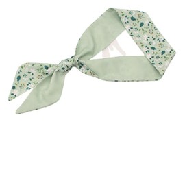 GOMINIMO Silk Scarf (Green Floral) OR28-3