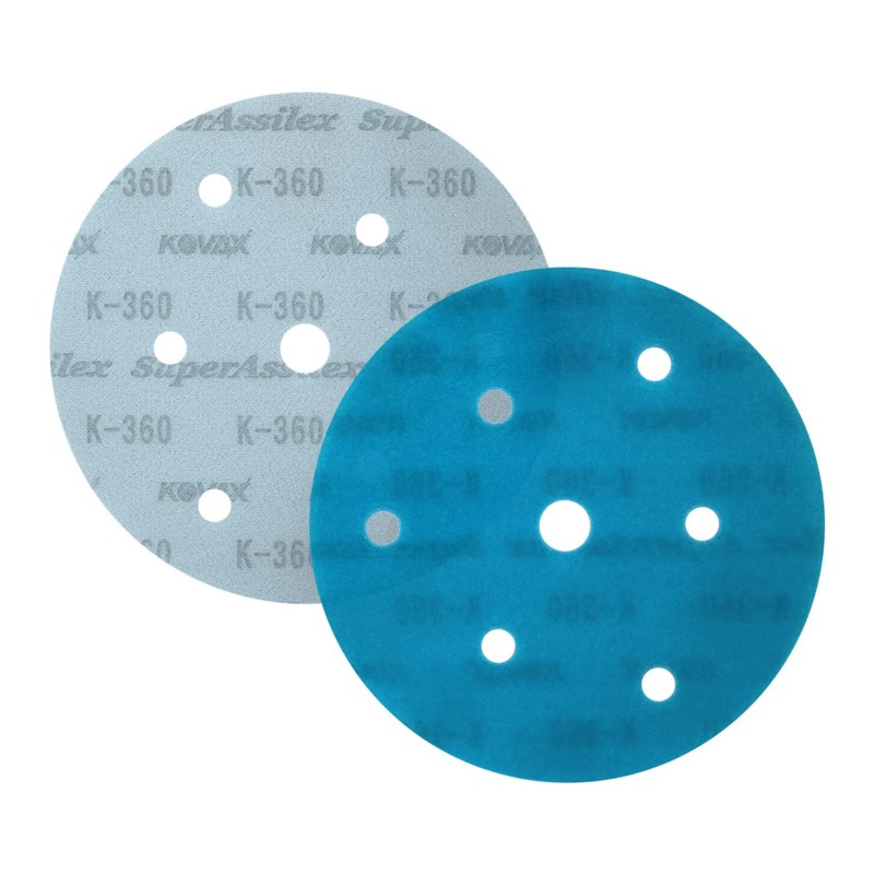 Super Assilex 5 inch Sanding Discs ASSORTED Production JOB-PAK, K-240