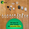 Rollina X-Gliders (Pack of 100) - Curtain Hooks for Rails
