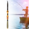 Mini Portable Carbon Retractable Super Hard Sea Fishing Fish Pole