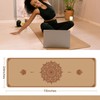 IKULE Non Slip Cork Yoga Mat Premium Thick Cork Exercise