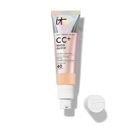 It Cosmetics CC Cream Nude Glow con FPS 40 + Suero Iluminador 7 en 1, 32ml