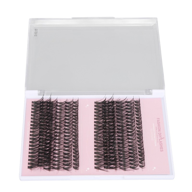 240 Pcs DIY Lash Extension Kit D Curl Cluster Lashes