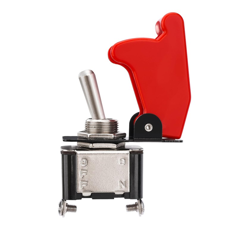 Baomain Safety Cover Toggle Switch Guard ON Off Red Aircraft