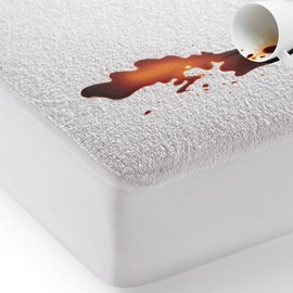 Bed'Ore 100% Waterproof Mattress Protector Cotton Terry Top - Extra Deep 30cm Fitted Skirt - Small Double Mattress Protector - Super Absorbent - Machine Washable - Small Double (122x190) cm