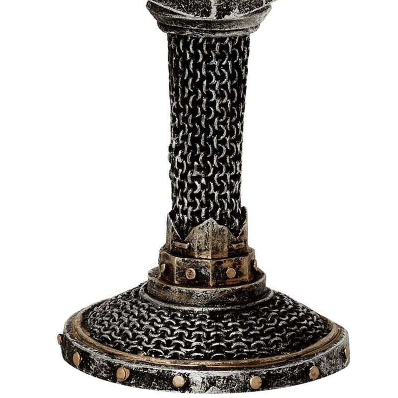 MediMuc Chalice Knight's Helmet – Detailed Hand-Painted, Decorative, Hand-Painted, Medieval