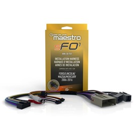Idatalink Maestro HRN-SR-FO1 T-Harness for Select Ford, Lincoln, Mazda & Mercury Vehicles 2006-16, Replace Factory Radio While retaining Steering Wheel Controls & use of amp (ADS-MSR Module Required)