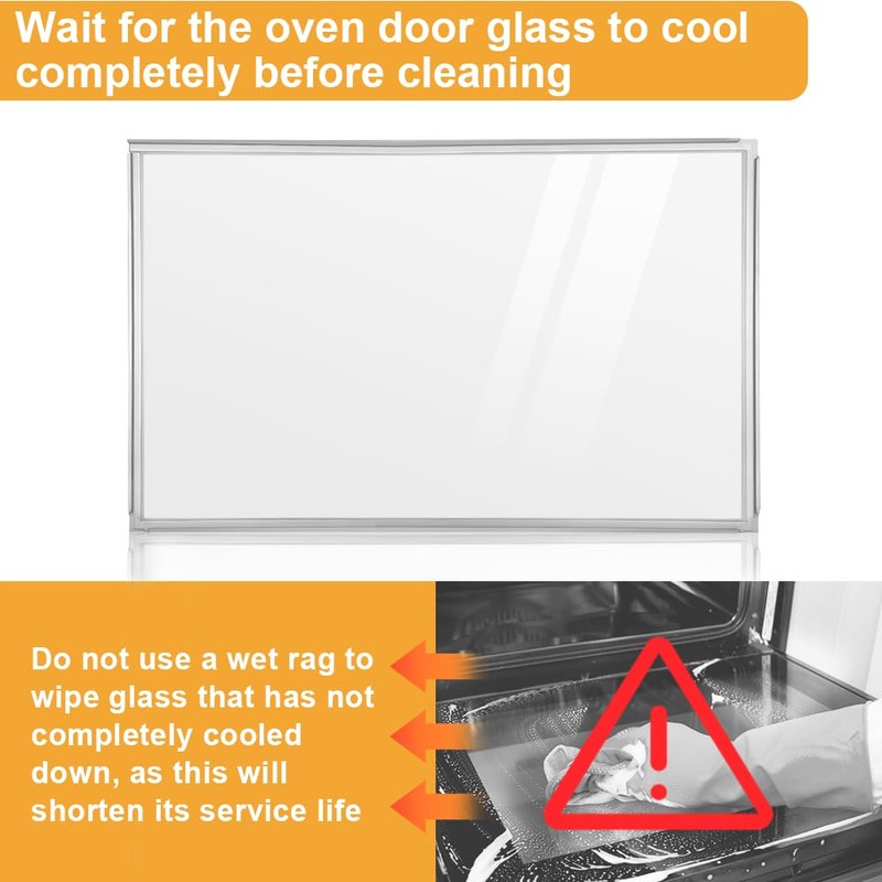 WB56X22160 Range Oven Inner Door Glass for GE Oven, Stove,