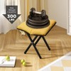 Modern Foldable Ottoman Foot Rest,Foldable Lazy Sofa Stool,Small Portable Chairs