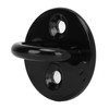 5Pcs Eye Plate Thickened Black Stainless Steel Enhanced Load Bearing