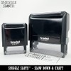 Remote Deposit Bank Check Self-Inking Rubber Stamp Ink Stamper for