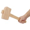 Wooden Mallet, Professional Carpenter Wooden Hammer Wood Tapping Woodworking Tool
